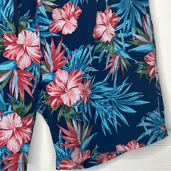 Kirkland Men’s Swim Shorts Sz L Hawaiian Tropical Print NWT - Picture 4 of 16